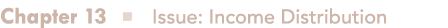 Chapter 13 n Issue: Income Distribution